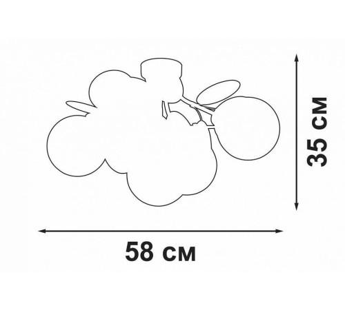Потолочная люстра Vitaluce V3038 V3038-8/5PL