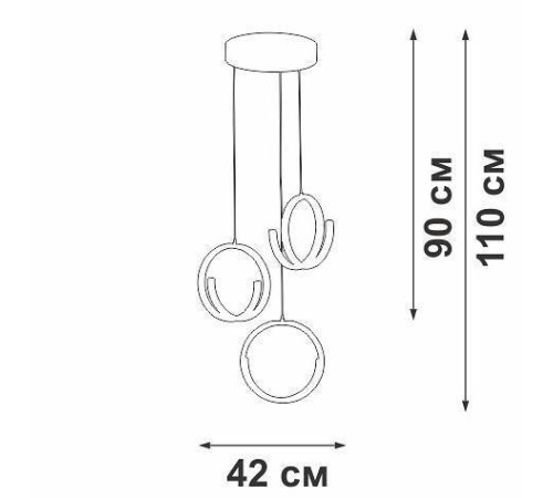 Подвесной светильник Vitaluce V30480 V30480-0/3S