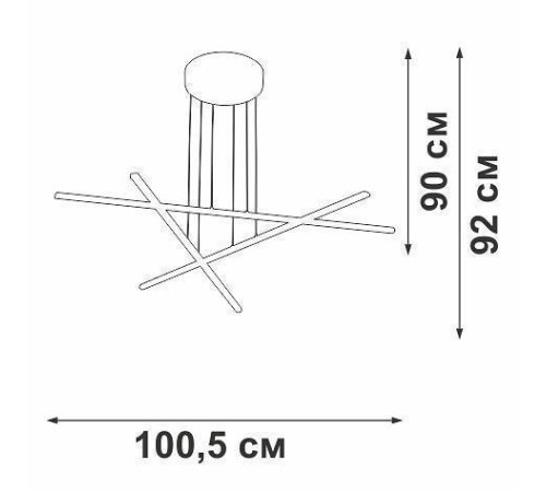 Подвесная люстра Vitaluce V3051 V3051-0/3S