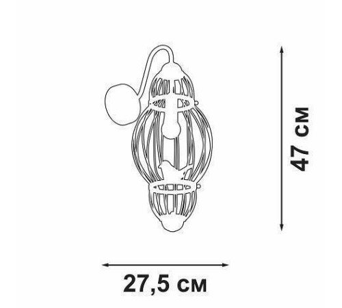 Бра Vitaluce V3061 V3061-8/1A