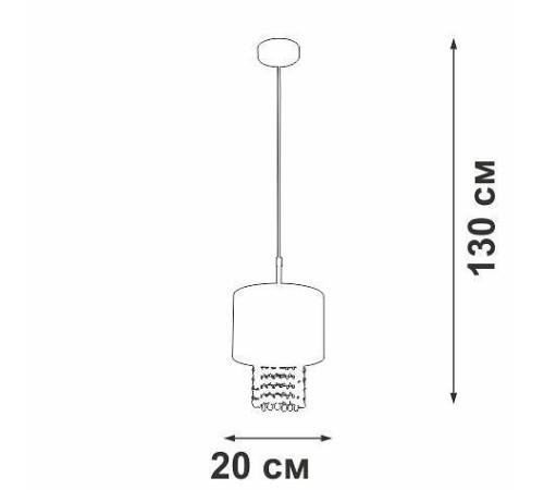 Подвесной светильник Vitaluce V5810 V5810-0/1S