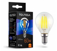 Лампа светодиодная Voltega Globe 6 Вт E27 2800 K 7021