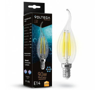 Лампа светодиодная Voltega Candle wind 9W Graphene E14 6Вт 3000K 7220