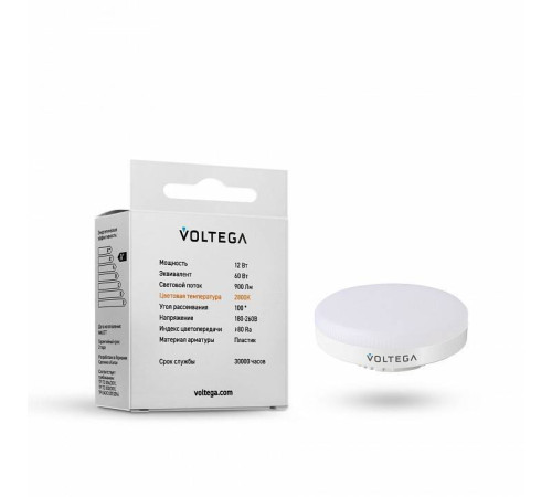 Лампа светодиодная Voltega GX53 12W 7774