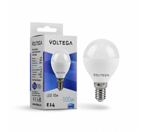 Лампа светодиодная Voltega Globe 10W 8454
