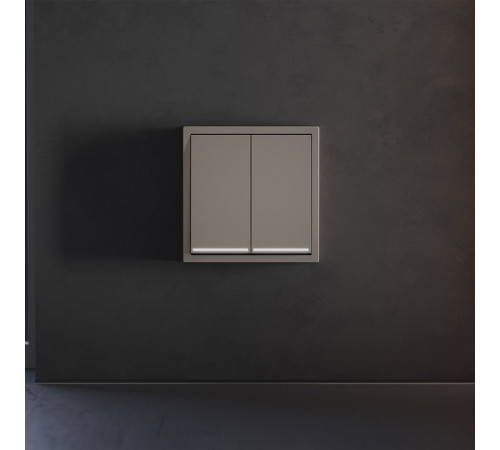 Клавиши для выключателя двухклавишного с подсветкой Voltum S70 VLS000414