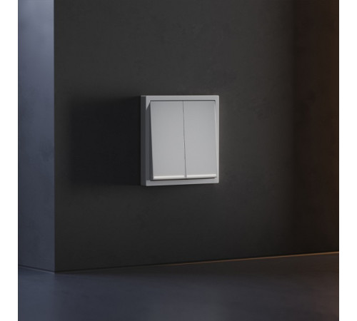 Клавиши для выключателя двухклавишного с подсветкой Voltum S70 VLS000416