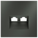 Накладка для розетки RJ-11 или RJ-45 Voltum S70 VLS001406