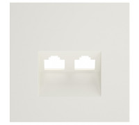 Накладка для розетки RJ-11 или RJ-45 Voltum S70 VLS001413