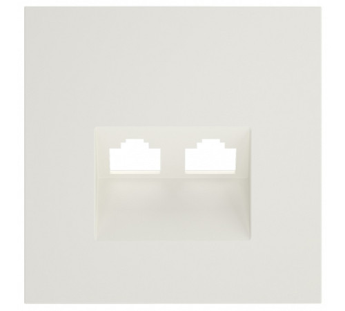 Накладка для розетки RJ-11 или RJ-45 Voltum S70 VLS001413