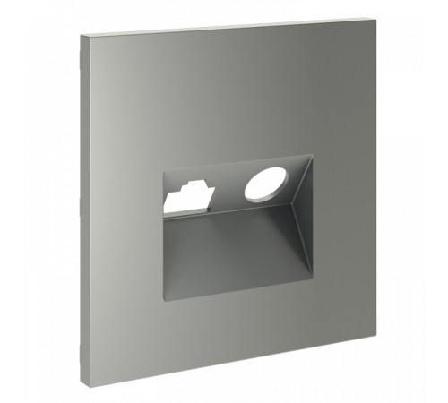 Накладка для ТВ-розетки и RJ-11 или RJ-45 Voltum S70 VLS002705