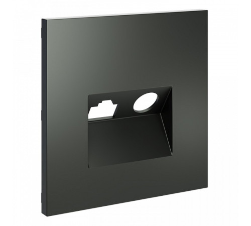 Накладка для ТВ-розетки и RJ-11 или RJ-45 Voltum S70 VLS002706