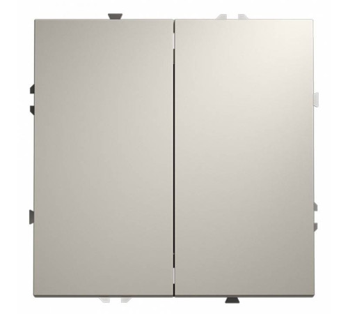 Выключатель двухклавишный без рамки Voltum S70 VLS020103
