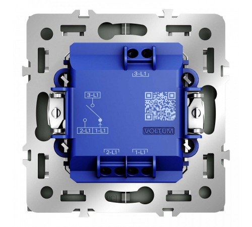 Выключатель для жалюзи без рамки Voltum S70 VLS020706