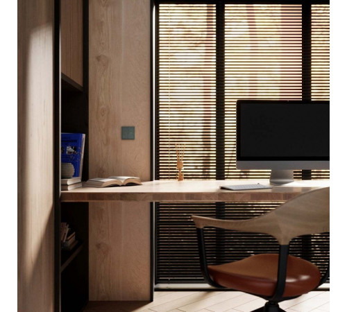 Выключатель для жалюзи без рамки Voltum S70 VLS020706