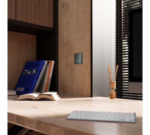 Выключатель для жалюзи без рамки Voltum S70 VLS020706