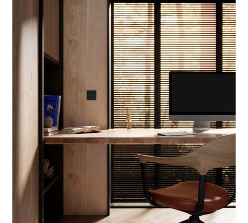 Выключатель для жалюзи без рамки Voltum S70 VLS020707