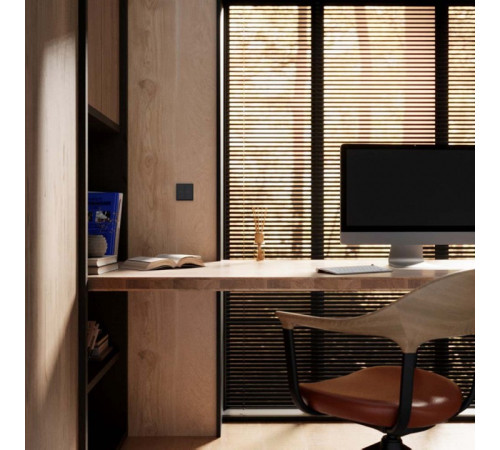 Выключатель для жалюзи без рамки Voltum S70 VLS020708