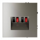 Розетка акустическая без рамки Voltum S70 VLS060304