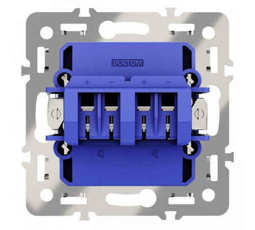 Механизм розетки акустическая Voltum S70 VLS0603M