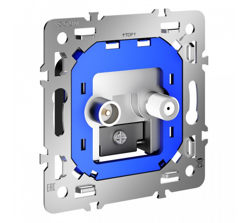 Механизм ТВ-розетки и SAT-розетки оконечные Voltum S70 VLS0604M