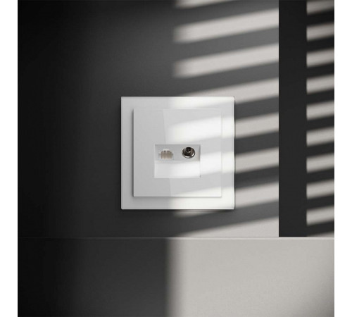 Выключатель для жалюзи без рамки Voltum S70 VLS060701