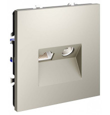 ТВ-розетка и розетка Ethernet RJ-45 без рамки Voltum S70 VLS060703