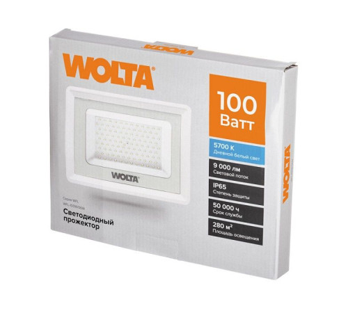 Настенно-потолочный прожектор Wolta WFL-100W/06W