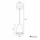 Подвесной светильник Wolta CONO WSL-GU10/P11BL