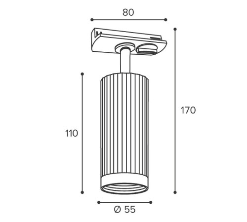 Светильник на штанге Wolta LUXOR WTL-GU10/19SG