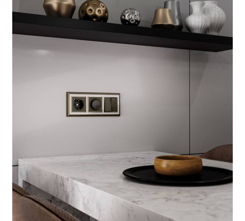 Накладка для диммера Werkel бронзовый W1149012