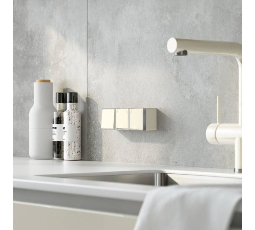 Выключатель одноклавишный влагозащищенный Werkel Gallant (слоновая кость) W5010203