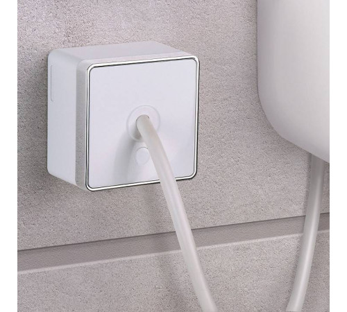 Розетка для вывода кабеля Werkel Gallant (белая) a051580