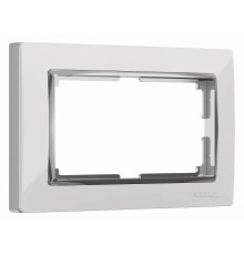 Рамка для двойной розетки Werkel Snabb белый W0081901