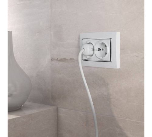 Рамка для двойной розетки Werkel Snabb белый W0081901