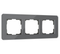Рамка на 3 поста Werkel Elite (графит, стекло) W0032440