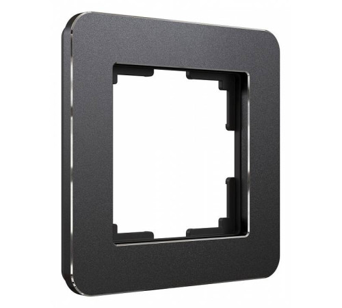 Рамка на 1 пост Werkel Platinum черный W0012608