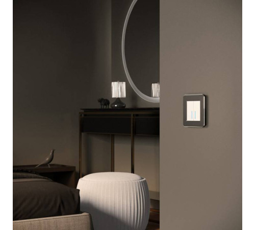 Рамка на 1 пост Werkel Platinum черный W0012608