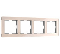 Рамка на 4 поста Werkel Acrylic айвори a062134