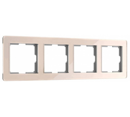 Рамка на 4 поста Werkel Acrylic айвори a062134