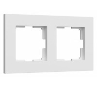 Рамка на 2 поста Werkel Slab белый матовый W0022961