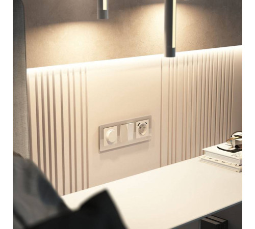 Диммер без рамки Werkel Айвори акрил W1142043