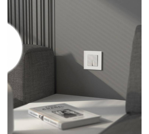 Рамка на 1 пост Werkel Senso белый soft-touch W0013101