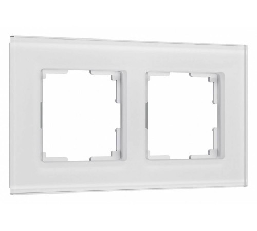Рамка на 2 поста Werkel Senso белый soft-touch W0023101