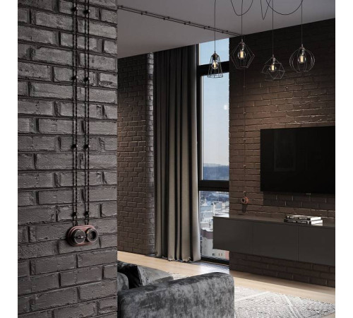 Изолятор керамический Werkel Vintage мокко матовый W6433414