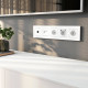 Рамка на 5 постов Werkel Slab белый софт W0052961