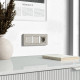 Выключатель одноклавишный с подсветкой без рамки Werkel дымчатый W4513641