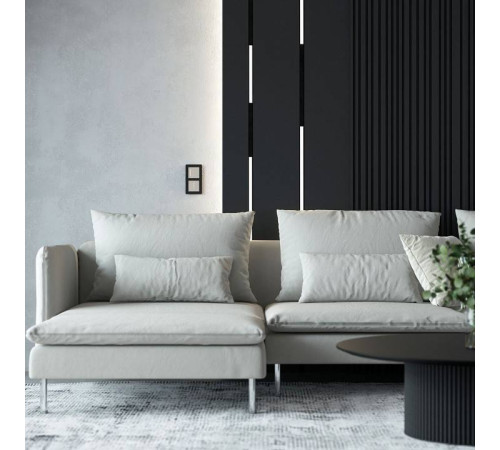 Выключатель одноклавишный с подсветкой без рамки Werkel дымчатый W4513641