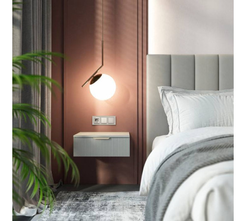 Диммер с подсветкой без рамки Werkel дымчатый W3443141