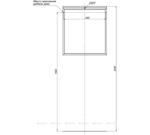 Зеркало Allen Brau Priority 70 медь браш 1.31014.60